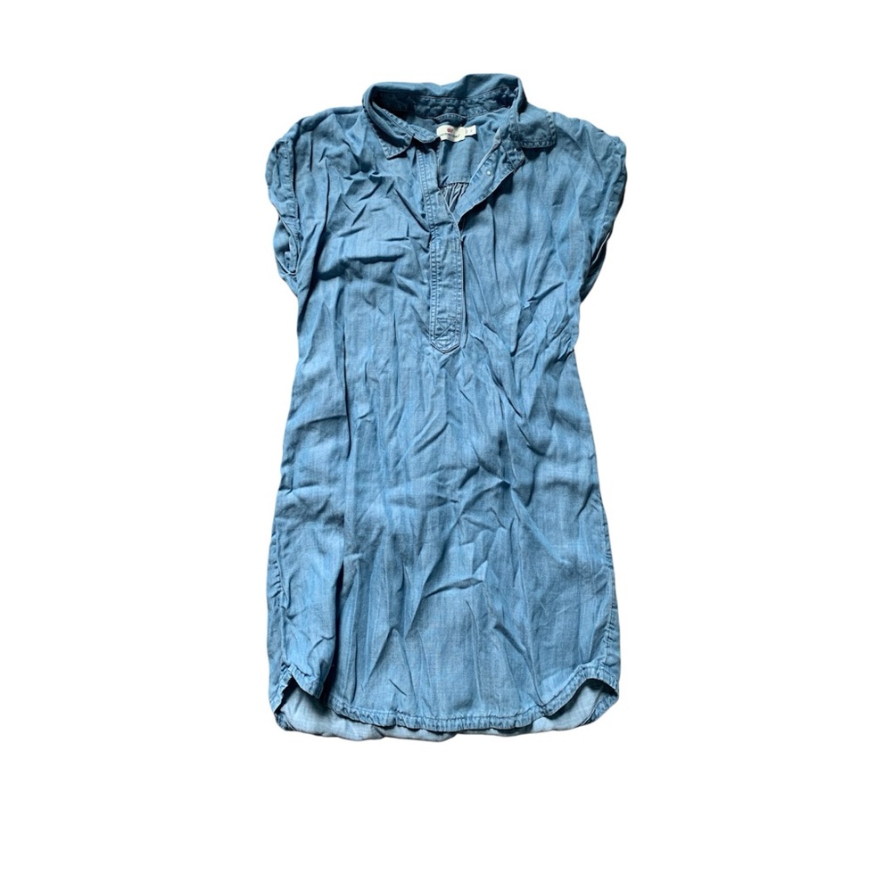 Vineyard Vines Chambray Sleeveless Tunic Blue Dress 2